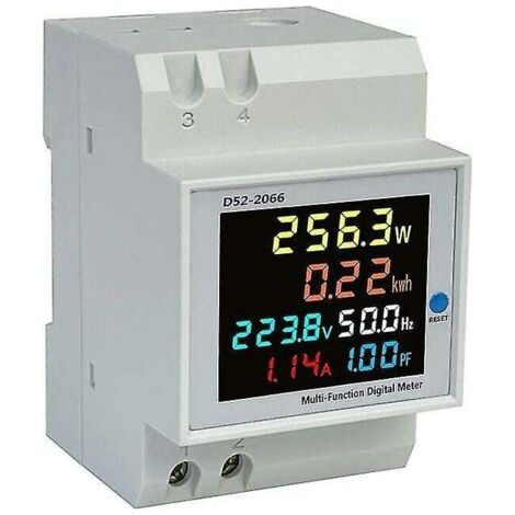 6in1 Ac 40 300V 100A Power Meter Compteur d'énergie électrique Moniteur de puissance (1/5)