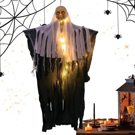 mit Lichtern Geist beleuchtet Halloween Dekoration für Wand (1/5)