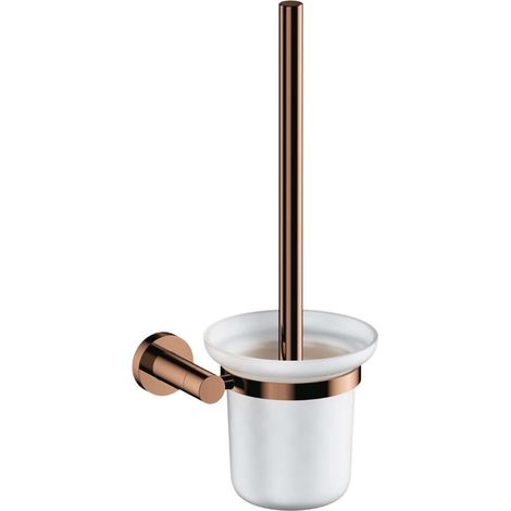 OMNIRES Modern Project - WC-Bürste mit Halter, Wandmontage, Milchglas/Kupfer MP60620CP