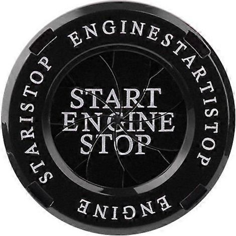 Bouton de démarrage moteur voiture, capuchon rotatif décoratif pour interrupteur d'allumage, protection antivol et design élégant. (1/4)