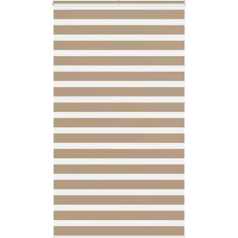 Store zèbre - 4014605 - Marron sable - Largeur tissu 125,9 cm - Polyester (1/5)