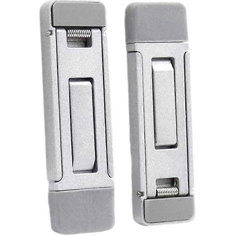Set mit 2 unsichtbaren, tragbaren Laptopständern, Mini-Laptop-Kühlständer aus faltbarer Zinklegierung (1/5)