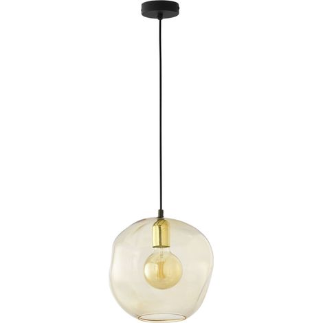 Suspension verre Abat-jour sphérique E27 élégant BOSTA