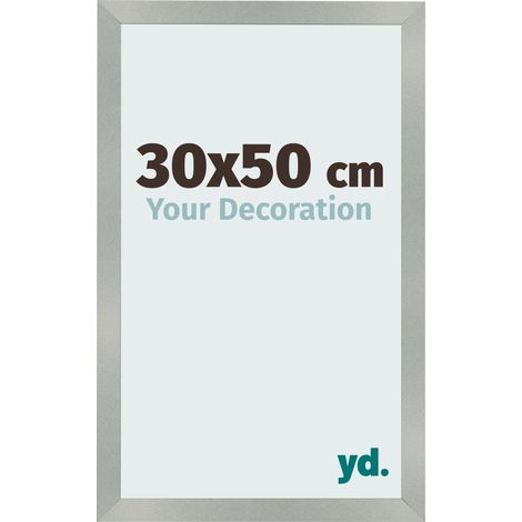 yd. - Cadre photo 30x50 - Aluminium Brosse - MDF - Bologna (1/5)