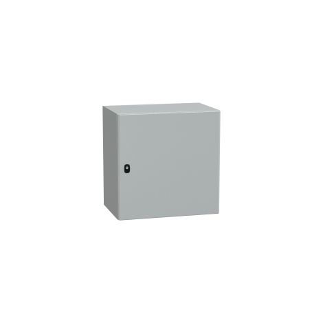 Cassetta in acciaio montata a parete, Spacial S3D, porta piena, senza piastra di montaggio, 600x600x400mm, IP66, IK10 - NSYS3D6640