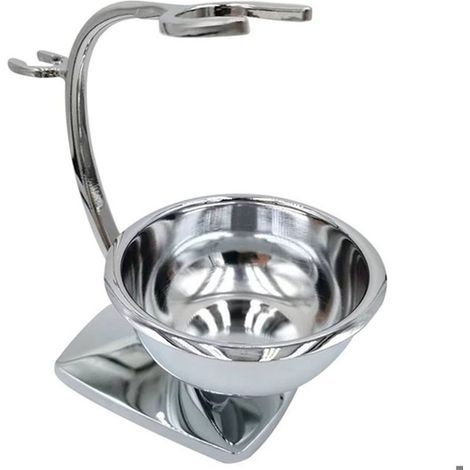 Support, ensemble de rasage 2 en 1, bol de rasage + support de rasage (1/4)