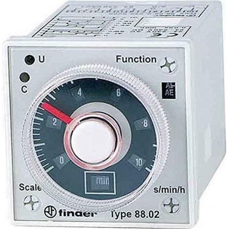 Relè tempor. 24-230V/AC reset FINDER 880202300002