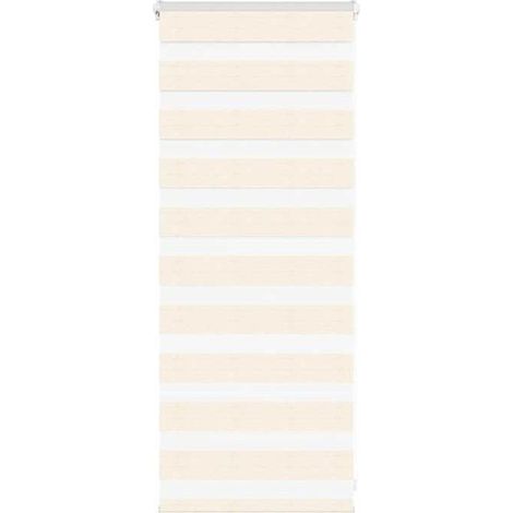 4014616 Store zèbre beige marbré largeur du tissu 50,9 cm polyester (1/5)