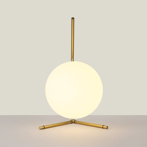 Lámpara De Mesa Bola Cristal "OCTO 200" - E27 - Ø 22cm