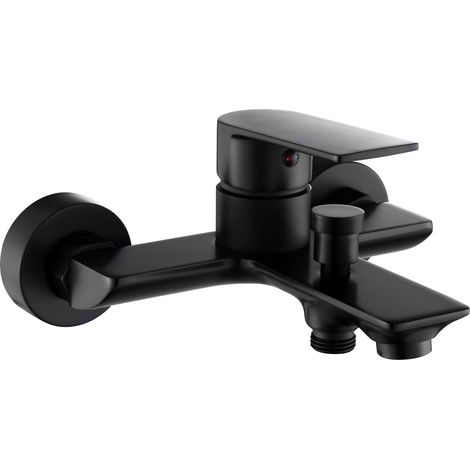 Mexen Alexa grifo de bañera, negro - 71230-70 (1/2)
