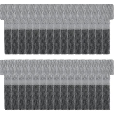 Goujons Adhésifs Pour Gestion De Câbles - 30 Pièces - Fixation Sans Résidu Sur Surface Plane - Pour Bureau Intérieur Extérieur - Gris (1/5)