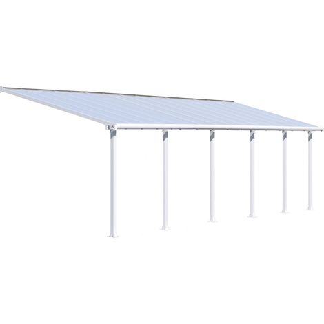 Pergola 27.3m² blanc - Palram - 704359 (1/5)
