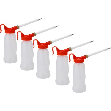5 Embouts Distributeurs d'Huile Type Pistolet pour Machine à Coudre Accessoire de Lubrification 180ML (1/5)