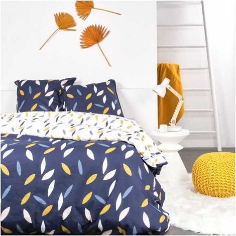 Parure de lit - TODAY Sunshine - 240x220 cm - 2 personnes - coton imprimé floral