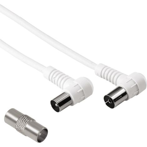 Hama 00205299 Koaxialkabel 1,5 m Koaxial Weiß