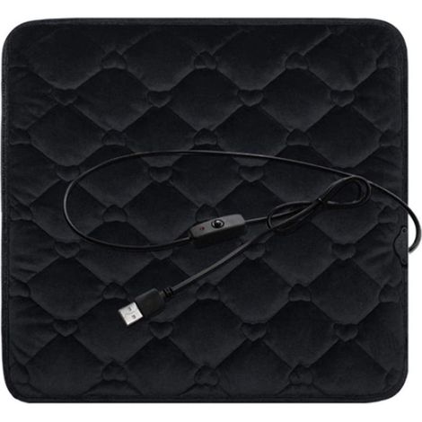 Coussin chauffant USB pour siège auto - Confort optimal en hiver pour votre voiture par temps froid (1/5)