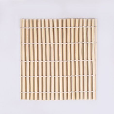 Sushi-Matte aus Bambus, 24 x 24 cm, Sushi-Set, Sushi-Rollmatte aus Bambus, Maki-Matte