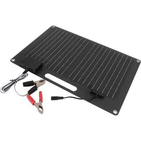Panneau Solaire Portable 100 W, Sorties USB, Rapide, Haute efficacité, Chargeur pour Batterie Externe, Téléphone, Ordinateur Portable, Camping-car, Voyage en Bateau (1/5)