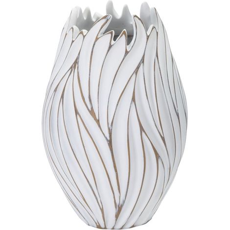 Vaso Honduras 27x41,5x27 cm in Poliresina Bianco (1/5)