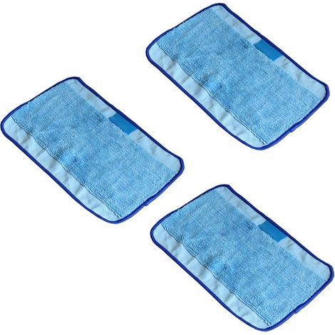 Pack of 3 Wet Mop Microfiber Cloths for iRobot Braava 380 380T 320 Mint 4200 4205 (1/5)