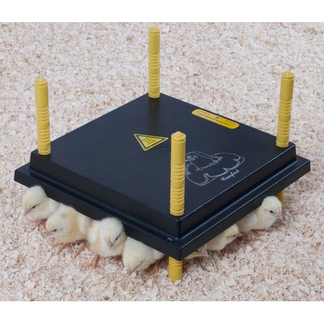 Panneau chauffant 15 W pour poussins – Réglage de hauteur – Isolation en polyuréthane – Économie d'énergie – Durabilité supérieure en ABS – Chemin Des Poulaillers (1/5)