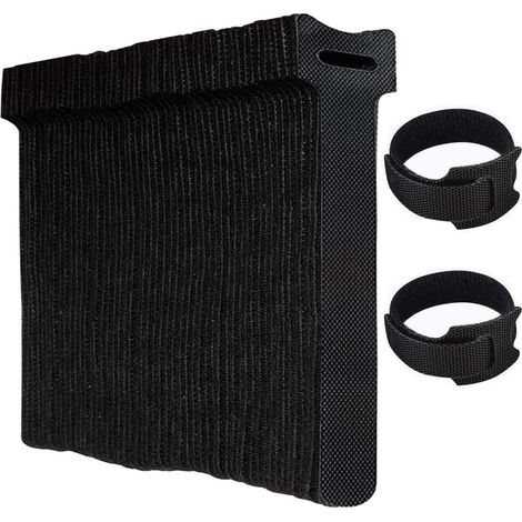 Kabelbinder, wiederverwendbar, Klettverschluss, verstellbar, ordentlich, für Zuhause und Büro, Zubehör, Kopfhörer, PC, Kabel, USB-Datenkabel, Organizer, 240 Stück