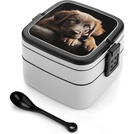 Boîte à bento empilable pour chiens avec couvercles, lunch (1/5)