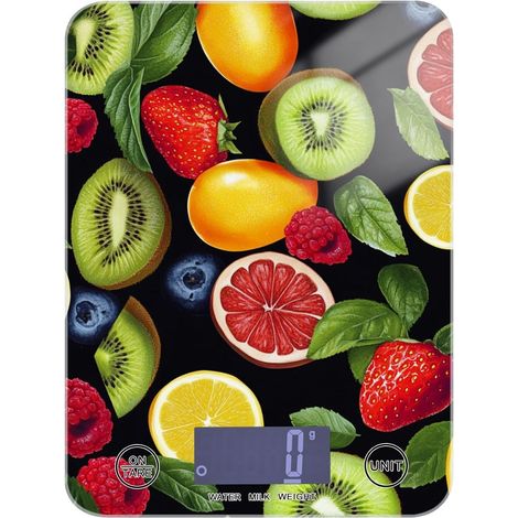 Fruits Black Fresh Mini balance de cuisine numérique avec écran LCD 5 (1/5)
