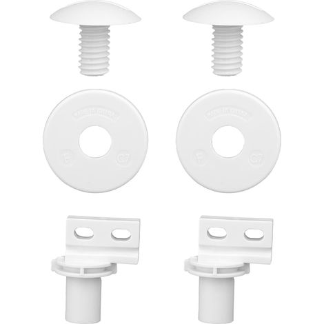 6pcs Rénovation Nettoyeur Piscine, Pièces de Rechange Compatible avec Polaris 280 et 180 Comprend 2pcs Essieu Arrière C65 2 Vis C55 et Rondelles C64 (Blanc) (1/5)
