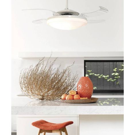 [NEUWERTIG] B-Ware Beacon Lighting Beacon Ceiling Fan Fanaway Evo 2 with Light Chrome Quiet (1/2)