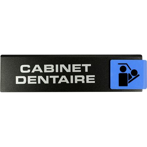 Plaque de porte Cabinet dentaire - Europe design 175x45mm - 4260938