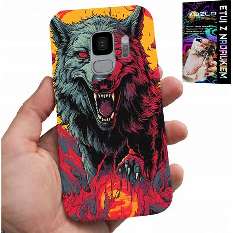 Coque pour Samsung Galaxy S9 - Motifs loups + film protecteur (1/5)