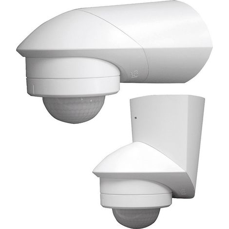 Grothe 94532 Aufputz PIR-Bewegungsmelder 360 ° Relais Weiß IP55