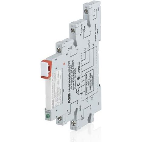 Base de Relé CR-S006/024VDC1SS 1c/o, A1-A2=6-24VDC, 250VAC screw terminals (1SVR405521R1100)