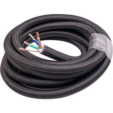 Câble d'alimentation HIFI 6N pour amplificateur lecteur CD, lot de cordons secteur DIY 5 mètres (1/4)
