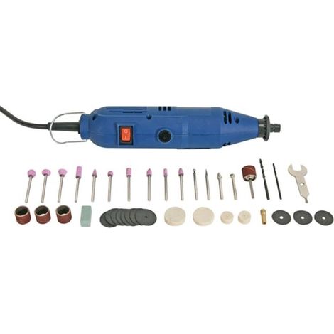 Perceuse de précision multifonction, avec accessoires, 40 pièces, pour la découpe, le perçage, la gravure et autres projets de bricolage, 135 W, 10000-32000 tr/min (1/3)