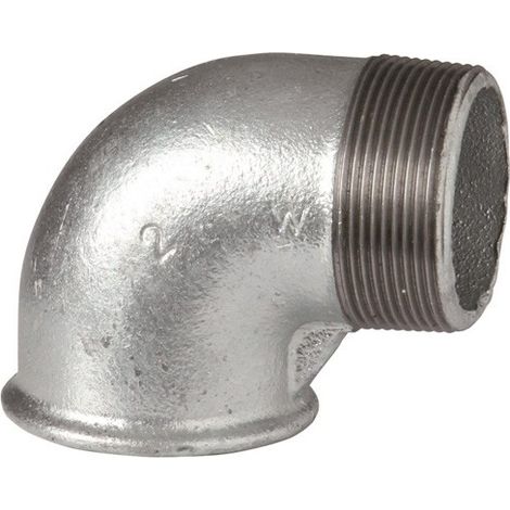 92 - Curca a gomito 90° MF 3/4" in ghisa zincata 09225004 - -  EURACCORDI - -