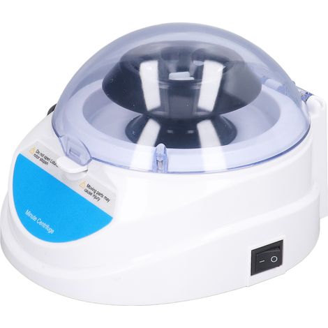 Mini centrifugeuse de paillasse portable 7000 tr/min avec 2 rotors pour laboratoires, prise UE 100-240 V (1/5)