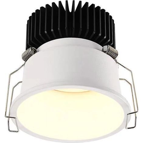 LED spot encastré 7W Spot led encastrable CRI 95+ Pas de scintillement Spot intérieur LED plafon,Angle de faisceau 38°,trou encastré 75 mm - 4000K Lumière neutre (1/5)