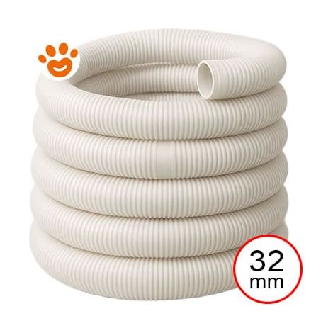 Flow - Tubi di Collegamento 1 metro Sezionabile Bianco (⌀32mm) - Confezione 1 m - Accessori