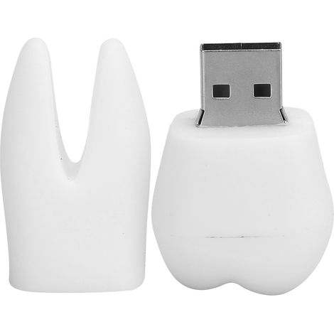 3D-zahnförmiger USB-2.0-Stick, 128 GB praktischer Datenspeicher, Geschenk für Laptop und Tablet (1/5)