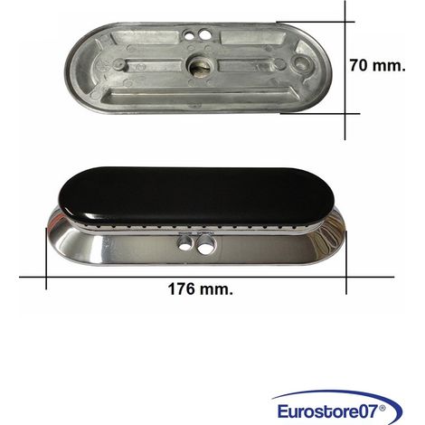 Bruciatore + spartifiamma   cucina a gas smeg pesciera  690650292 (1/3)