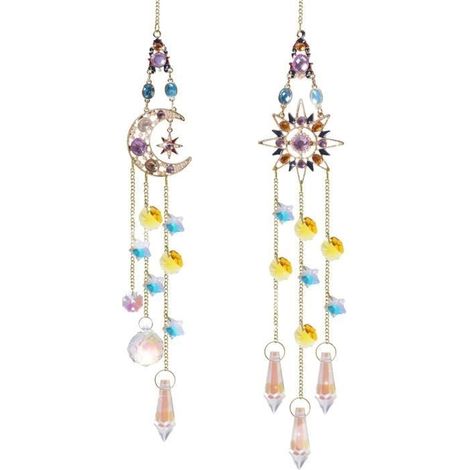 Attrape-Soleil - Non spécifié - 40 cm - Cristal Coloré - Décoration Jardin - Pendentif Design (1/4)
