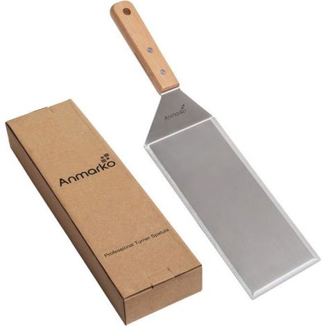 Spatule Acier Inoxydable - 1 Pièce - Qualité Pro - Pour Hamburger Et Crêpe - Barbecue Et Plaque BLU-RAY INTERACTIF - BLU-RAY E (1/5)