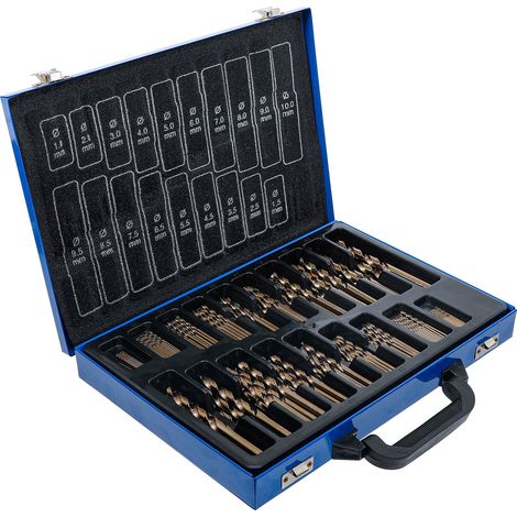 BGS juego brocas espiral HSS 5% aleación cobalto 1 - 10 mm 170 piezas - 2000 (1/5)