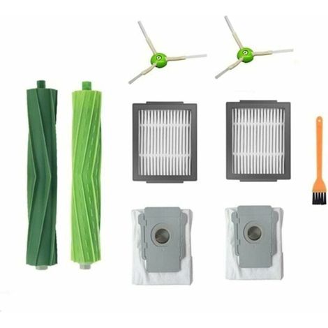 Vacuum Cleaner Accessories, Irobot Vacuum Cleaner Spare Parts, Compatible with Roomba I7 E5 E6 Robot Vacuum Cleaner, Main Brush, Side Filter MUMU (1/4)