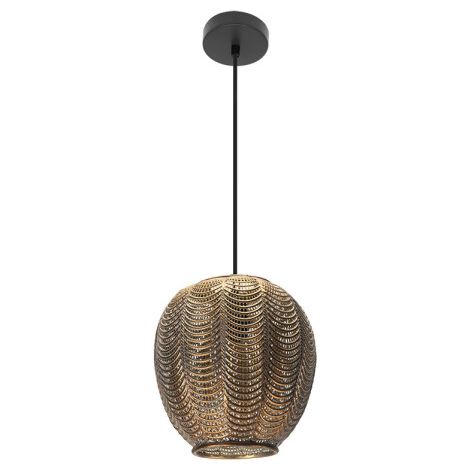 FABRILAMPFABRILAMPFABRILAMPFABRILAMPFABRILAMPFABRILAMPFABRILAMPTrikala lampada a sospensione Nero/pelle antica Tondo 26d