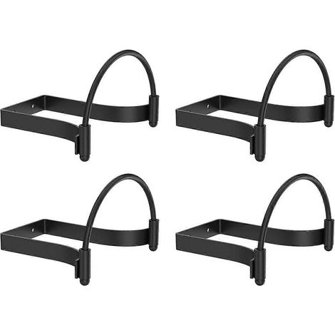 Lot de 4 supports muraux en métal pour chapeaux de cowboy, présentoirs décoratifs pour la maison, appartement ou dortoir. (1/5)