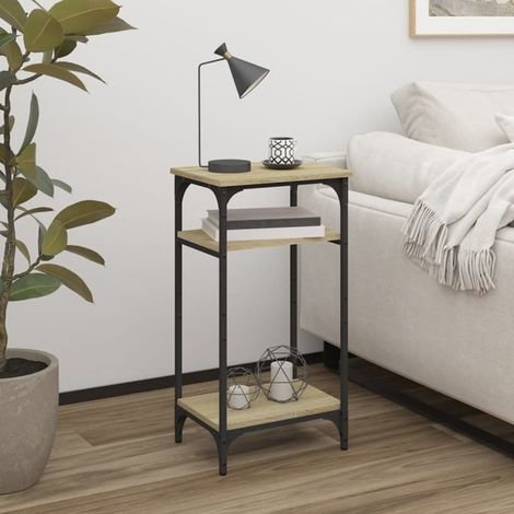 Table basse vidaXL Chêne Sonoma 40x30x75 cm Bois d'ingénierie (1/5)