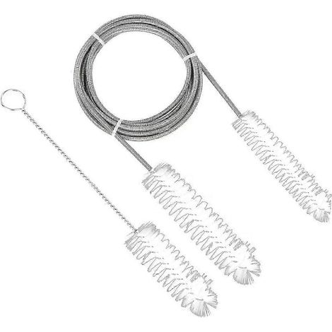 Brosse de nettoyage pour tuyau CPAP - Diamètre 15 mm ou 19 mm - Convient à la plupart des tuyaux CPAP (blanche) (1/5)